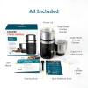 imageCOSORI Electric Coffee Grinders for Spices Seeds Herbs and Coffee Beans Spice Blender and Espresso Grinder Wet and Dry Grinder Included 2 Removable Stainless Steel Bowls Black2in1 Grinder