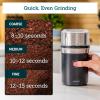 imageCOSORI Electric Coffee Grinders for Spices Seeds Herbs and Coffee Beans Spice Blender and Espresso Grinder Wet and Dry Grinder Included 2 Removable Stainless Steel Bowls Black2in1 Grinder