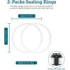 imageCOSORI Pressure Cooker Sealing Ring Compatible with CMCCO601SUS Only 2 Packs BPAFree CRPCO601RSXUS