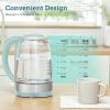 imageCosori Electric Kettle No Plastic Filter ampamp Spout Stainless Steel Inner Lid Tea Kettle ampamp Hot Water Boiler For Coffee ampamp Tea Water Heater ampamp Teapot Automatic Shut Off Red 17L1500WSubtle Green