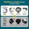 imageCosori Electric Kettle No Plastic Filter ampamp Spout Stainless Steel Inner Lid Tea Kettle ampamp Hot Water Boiler For Coffee ampamp Tea Water Heater ampamp Teapot Automatic Shut Off Red 17L1500WSubtle Green