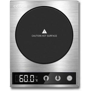 imageCOSORI Coffee Mug Warmer for Desk Digital Cup Heater Coffee ampamp Christmas Gifts 1F Precise Temperature Control Touch Tech ampamp LCD Digital Display 77194 304 Stainless SteelCoffee Mug Warmer