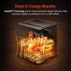 imageCOSORI 12in1 Air Fryer 58QT Toast Bake Nutrition Facts for 100 InApp Recipes AdaptIQ Tech Fast Cook for Main ampamp Side Dishes Snacks Leftovers Detachable Square Basket Dishwasher SafeBLACKPreset WIFI