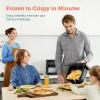 imageCOSORI 12in1 Air Fryer 58QT Toast Bake Nutrition Facts for 100 InApp Recipes AdaptIQ Tech Fast Cook for Main ampamp Side Dishes Snacks Leftovers Detachable Square Basket Dishwasher SafeBLACKPreset WIFI