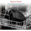 imageCOSORI 12in1 Air Fryer 58QT Toast Bake Nutrition Facts for 100 InApp Recipes AdaptIQ Tech Fast Cook for Main ampamp Side Dishes Snacks Leftovers Detachable Square Basket Dishwasher SafeBlackWIFI