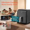 imageCOSORI 68Qt Air Fryer 12in1 Dual Blaze for 360 Crispy Meals No Shaking ampamp Preheating to Fast Cooking with Bake Roast Broil 100InApp Recipes Dishwasher Safe