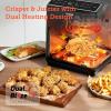 imageCOSORI 68Qt Air Fryer 12in1 Dual Blaze for 360 Crispy Meals No Shaking ampamp Preheating to Fast Cooking with Bake Roast Broil 100InApp Recipes Dishwasher Safe