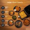 imageCOSORI Air Fryer 9in1 Compact ampamp Large 6Qt Fast Turbo Modes 90450F Precise Heat for Even Results Up to 95 Less Oil Roast Bake Dry Reheat Frozen Broil Proof 120V TurboBlaze GreyDark Gray