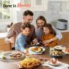 imageCOSORI Air Fryer 9in1 Compact ampamp Large 6Qt Fast Turbo Modes 90450F Precise Heat for Even Results Up to 95 Less Oil Roast Bake Dry Reheat Frozen Broil Proof 120V TurboBlaze GreyLight Gray