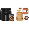 imageCOSORI Air Fryer 9in1 Compact ampamp Large 6Qt Fast Turbo Modes 90450F Precise Heat for Even Results Up to 95 Less Oil Roast Bake Dry Reheat Frozen Broil Proof 120V TurboBlaze GreyDark Gray