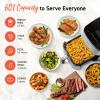 imageCOSORI Air Fryer 9in1 Compact ampamp Large 6Qt Fast Turbo Modes 90450F Precise Heat for Even Results Up to 95 Less Oil Roast Bake Dry Reheat Frozen Broil Proof 120V TurboBlaze GreyLight Gray