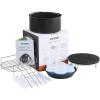 imageCOSORI Air Fryer Accessories Set of 6 Perfect for Most 50 Qt and Larger Ovens Cake ampamp Pizza Pan Metal Holder Rack ampamp Skewers etc BPA Free Nonstick Dishwasher Safe 58 QT BlackBlack