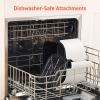 imageCOSORI Air Fryer Pro 9in1 Compact 5QT 450 Half Time ampamp ChefGrade Cook OneWipe Clean Glass Panel 130 InApp Recipes with Nutritional Info Nonstick ampamp DishwasherSafe Basket GrayWhite