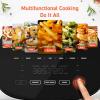 imageCOSORI Air Fryer Pro 9in1 Compact 5QT 450 Half Time ampamp ChefGrade Cook OneWipe Clean Glass Panel 130 InApp Recipes with Nutritional Info Nonstick ampamp DishwasherSafe Basket GrayWhite
