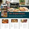 imageCOSORI Air Fryer Toaster Oven Combo 13in1 32Qt APP ampamp Voice Control Convection Oven Countertop Bake Broil Roast Dehydrate Sous Vide 134 Recipes ampamp 4 Accessories Silver Stainless SteelBlackStainless Steel