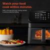 imageCOSORI Clear Window Air Fryer 65 Quart Large Compact Airfryer 12 OneTouch Savable Custom Functions Cookbooks and Online Recipes Nonstick and DishwasherSafeClear Window