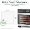 imageCOSORI Food Dehydrator Accessories Fruit Leather Roll Sheets for 5 Tray P501SUS and Other Models BPAFree P501FRWUS 2 Pack
