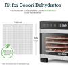 imageCOSORI Food Dehydrator Accessories Plastic Mesh Screens for 5 Trays CFDP501SUS and Other Models BPAFree CRPP501MSWUS 2 Pack
