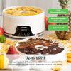 imageCOSORI Food Dehydrator Machine for Jerky 5 Trays with 165F Temperature Control and 48H Timer 350W Dryer for Fruit Herbs Meat Veggies and Dog Treats 50Recipes Book IncludedWhite