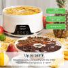 imageCOSORI Food Dehydrator Machine for Jerky 5 Trays with 165F Temperature Control and 48H Timer 350W Dryer for Fruit Herbs Meat Veggies and Dog Treats 50Recipes Book IncludedWhite