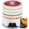 imageCOSORI Food Dehydrator Machine for Jerky 5 Trays with 165F Temperature Control and 48H Timer 350W Dryer for Fruit Herbs Meat Veggies and Dog Treats 50Recipes Book IncludedWhite