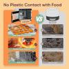 imageCOSORI Food Dehydrator for Jerky 176F Temperature Control 5 Stainless Steel Trays Dryer Machine 4 Presets 48H Timer for Dog Treats Meat Fruit Veggies Snacks Recipe Book IncludedLSilver