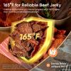 imageCOSORI Food Dehydrator for Jerky 176F Temperature Control 5 Stainless Steel Trays Dryer Machine 4 Presets 48H Timer for Dog Treats Meat Fruit Veggies Snacks Recipe Book IncludedLSilver