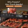 imageCOSORI Food Dehydrator for Jerky 176F Temperature Control 5 Stainless Steel Trays Dryer Machine 4 Presets 48H Timer for Dog Treats Meat Fruit Veggies Snacks Recipe Book IncludedBrightSilver
