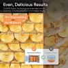 imageCOSORI Food Dehydrator for Jerky 176F Temperature Control 5 Stainless Steel Trays Dryer Machine 4 Presets 48H Timer for Dog Treats Meat Fruit Veggies Snacks Recipe Book IncludedBlack