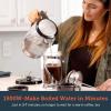 imageCOSORI SpeedBoil Electric Tea Kettle 17L Hot Water Kettle BPA Free 1500W Auto ShutOff ampamp BoilDry Protection LED Indicator Inner Lid ampamp Bottom Transparent