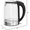 imageCOSORI SpeedBoil Electric Tea Kettle 17L Hot Water Kettle BPA Free 1500W Auto ShutOff ampamp BoilDry Protection LED Indicator Inner Lid ampamp Bottom Transparent