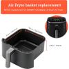 imageCOSORI Turboblaze 6Qt Air Fryer Original Basket Replacement Accessories for CAFDC601KUS Air Fryer NonStick DishwasherSafe CRPDC601RBKUS Dark Grey