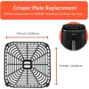 imageCOSORI Turboblaze 6Qt Air Fryer Original Crisper Tray Replacement Accessories for CAFDC601KUS Air Fryer NonStick DishwasherSafe CRPDC601RCKUS