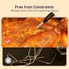 imageCOSORI Wireless Meat Thermometer Digital Bluetooth Food Thermometer for Grill Smoker Oven Air Fryer for Turkey Chicken Steak Gifts for Men 90 Recipes in Free AppStainless Steel