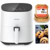 imageCOSORI Air Fryer Pro 9in1 Compact 5QT 450 Half Time ampamp ChefGrade Cook OneWipe Clean Glass Panel 130 InApp Recipes with Nutritional Info Nonstick ampamp DishwasherSafe Basket GrayWhite