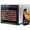 imageCOSORI Food Dehydrator for Jerky 176F Temperature Control 5 Stainless Steel Trays Dryer Machine 4 Presets 48H Timer for Dog Treats Meat Fruit Veggies Snacks Recipe Book IncludedBlack