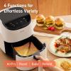 imageCOSORI Air Fryer 21 Qt 4in1 Small Mini Airfryer Bake Roast Reheat 97 Less Oil Compact ampamp Quiet Nonstick ampamp Dishwasher Safe Basket 30 InApp Recipes with Nutrition Facts AutoShut Off WhiteWhite