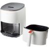 imageCOSORI Air Fryer 21 Qt 4in1 Small Mini Airfryer Bake Roast Reheat 97 Less Oil Compact ampamp Quiet Nonstick ampamp Dishwasher Safe Basket 30 InApp Recipes with Nutrition Facts AutoShut Off WhiteWhite