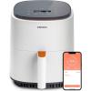 imageCOSORI Air Fryer 21 Qt 4in1 Small Mini Airfryer Bake Roast Reheat 97 Less Oil Compact ampamp Quiet Nonstick ampamp Dishwasher Safe Basket 30 InApp Recipes with Nutrition Facts AutoShut Off WhiteWhite