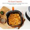 imageCOSORI Air Fryer 21 Qt 4in1 Small Mini Airfryer Bake Roast Reheat 97 Less Oil Compact ampamp Quiet Nonstick ampamp Dishwasher Safe Basket 30 InApp Recipes with Nutrition Facts AutoShut Off WhiteWhite