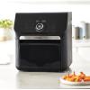 imageCOSORI Air Fryer Toaster Oven Combo 10 Qt Family Size 14in1 Functions with Dehydrate Roast Smart Control Through Phone ampamp Voice 1000 InAPP Recipes ampamp 6 Dishwasher Safe Accessories Black