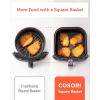 imageCOSORI Pro Gen 2 Air Fryer 58QT Upgraded Version with Stable Performance ampamp Sleek New Look 13 One Touch Functions 100 Paper ampamp 1100 Online Recipes DishwasherSafe Detachable Square Basket BlackAir Fryer