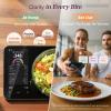 imageCOSORI Smart Digital Food Kitchen Scale with Nutritional Calculator OnScreen Nutrient Info Free App for Calorie ampamp Macro Tracking AI Scan Personal Goals for Weight Loss and Keto 11lb5kgSilver