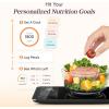 imageCOSORI Smart Digital Food Kitchen Scale with Nutritional Calculator OnScreen Nutrient Info Free App for Calorie ampamp Macro Tracking AI Scan Personal Goals for Weight Loss and Keto 11lb5kgBlack