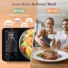 imageCOSORI Smart Digital Food Kitchen Scale with Nutritional Calculator OnScreen Nutrient Info Free App for Calorie ampamp Macro Tracking AI Scan Personal Goals for Weight Loss and Keto 11lb5kgBlack
