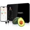 imageCOSORI Smart Digital Food Kitchen Scale with Nutritional Calculator OnScreen Nutrient Info Free App for Calorie ampamp Macro Tracking AI Scan Personal Goals for Weight Loss and Keto 11lb5kgSilver