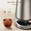 image:imageCosori Electric Kettle PlasticFree Interior 5 Presets 5 Temperature Control Fast Boiling 2 Lid Opening 60Min Keep Warm Stainless Steel Tea Kettle for Tea Hot Water Boil Water Coffee 17L