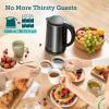 image:imageCosori Electric Kettle PlasticFree Interior Easy to Clean Automatic Shut Off amp BoilDry Protection Stainless Steel Tea Kettle Hot Water Boiler amp Heater 17L 1500WMatte Black 15L
