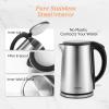 image:imageCosori Electric Kettle PlasticFree Interior Easy to Clean Automatic Shut Off amp BoilDry Protection Stainless Steel Tea Kettle Hot Water Boiler amp Heater 17L 1500WStainless Steel 15L