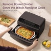 image:imageCosori TWINFRY 9 QT Double Air Fryer Removable Divider PFASFree Ceramic  Dual 45Qt amp Full 9Qt Two Ways to Cook 6in1 Independent Cooking MatchampSync DishwasherSafe Countertop FriendlyBlack
